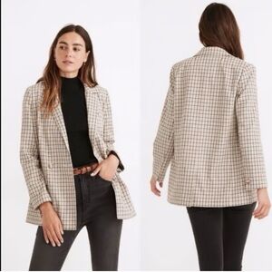 Madewell Women's Plaid Blazer